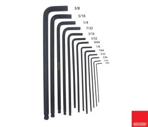 Ceta Form 13 Parça Topbaşlı Inch Allen Takımı Uzun Tip LT13/900AF