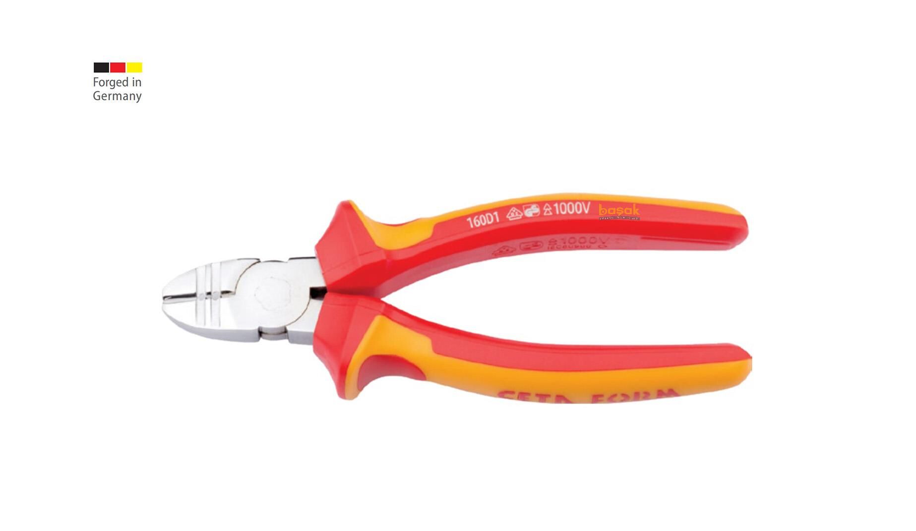 Ceta Form 160mm 1000 volt VDE Kablo Sıyırıcılı Yan Keski G21-18-0160