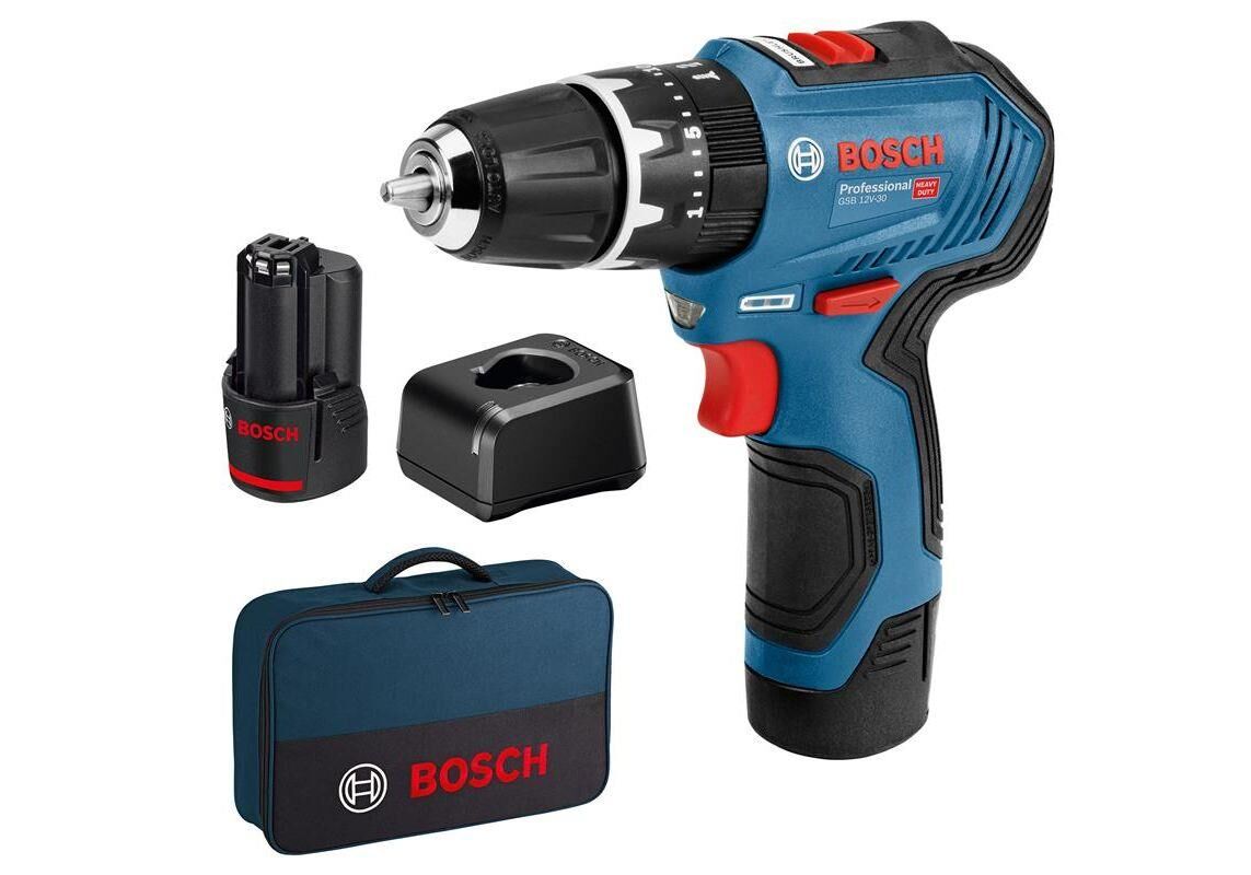 GSB 12V-30 Akülü Vidalama Makinesi (Bez Çantalı) 06019G9104