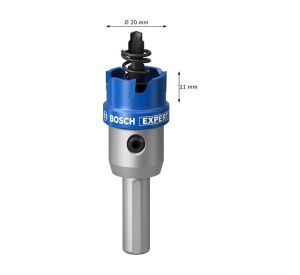 Bosch Expert 20 mm Elmaslı İnox Panç Adaptörlü 2608901403