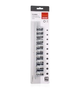 Ceta Form 10 - 19 mm 3/8'' 10 Parça Raylı Lokma Anahtar Takımı C12-RH10