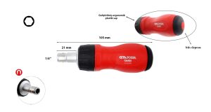 Ceta Form F26/RDS 12 in-1 Cırcırlı Depolu Topaç Bits Tornavidası