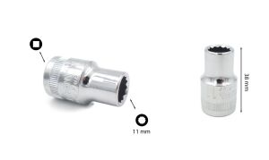 Ceta Form 11 mm 1/2” 12 Köşe Yıldız Lokma Anahtar C22-B11