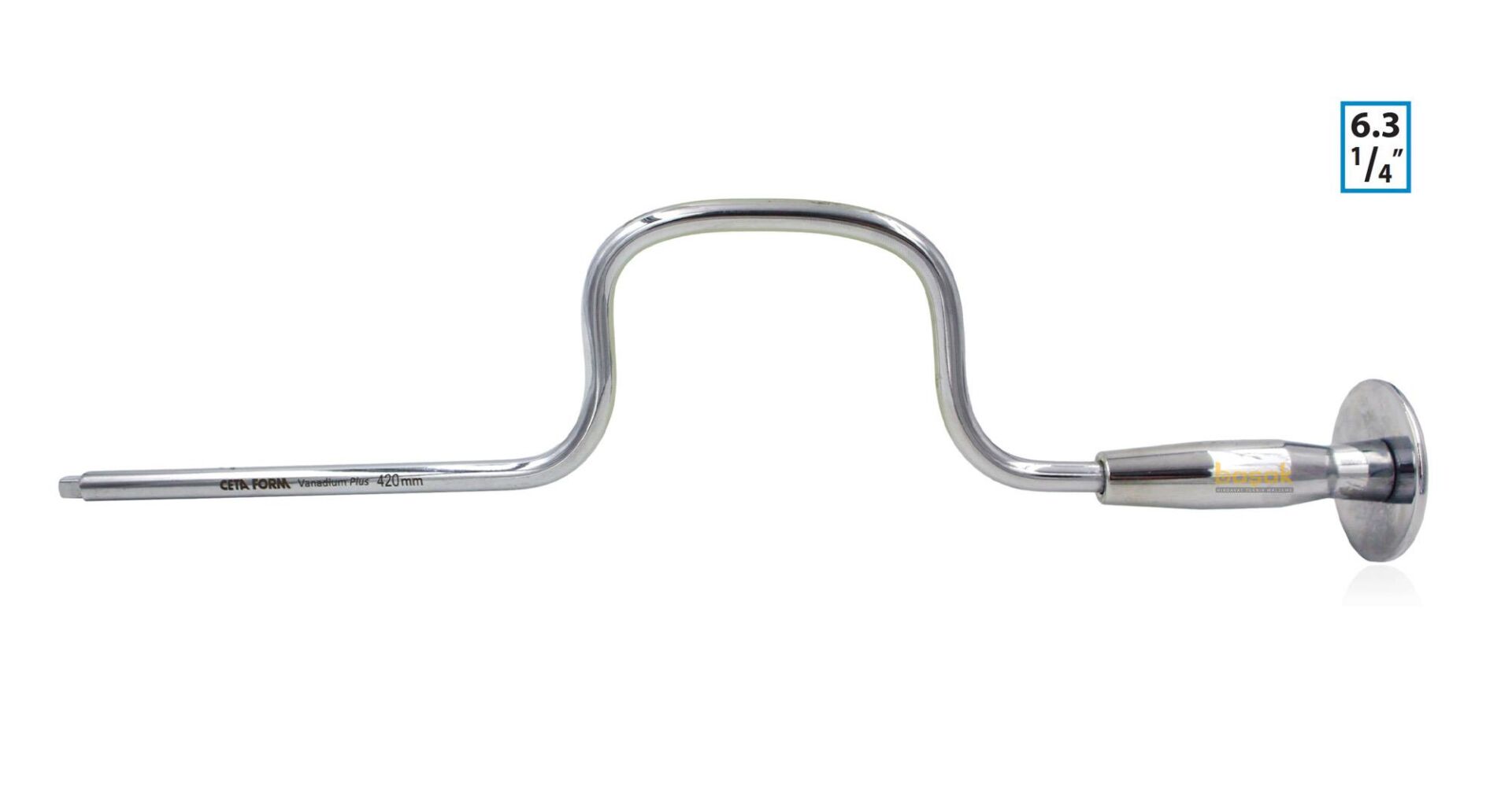 Ceta Form 460 mm 1/4'' Firdöndü Kol Metal Avuç Saplı C01-50MR