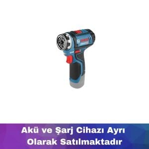 Bosch GSR 12V-15 FC (Akü ve Şarj Yoktur) Vidalama Makinesi 06019F6004