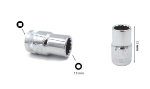 Ceta Form 13 mm 1/2” 12 Köşe Yıldız Lokma Anahtar C22-B13