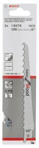 Bosch S 617 K 100mm 2'li Eko. Ahşap Panter Testere Bıçağı 2608650616