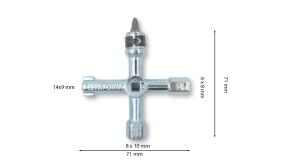 Ceta Form E75-081 8 Ağızlı Kontrol Kabin Anahtarı