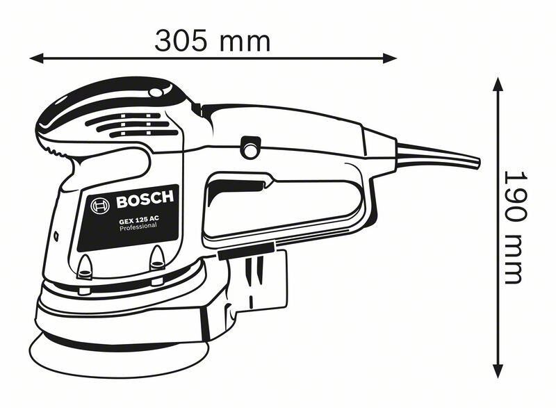 Bosch GEX 34-125 Eksantrik Zımpara Makinesi 0601372300 | Bosch