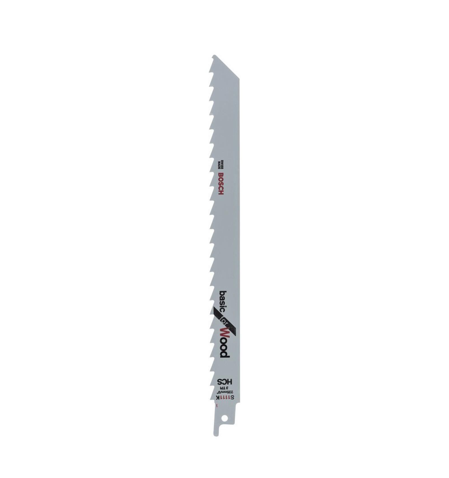 Bosch S 1111 K 175mm 5'li Eko. Ahşap Panter Testere Bıçağı 2608650678