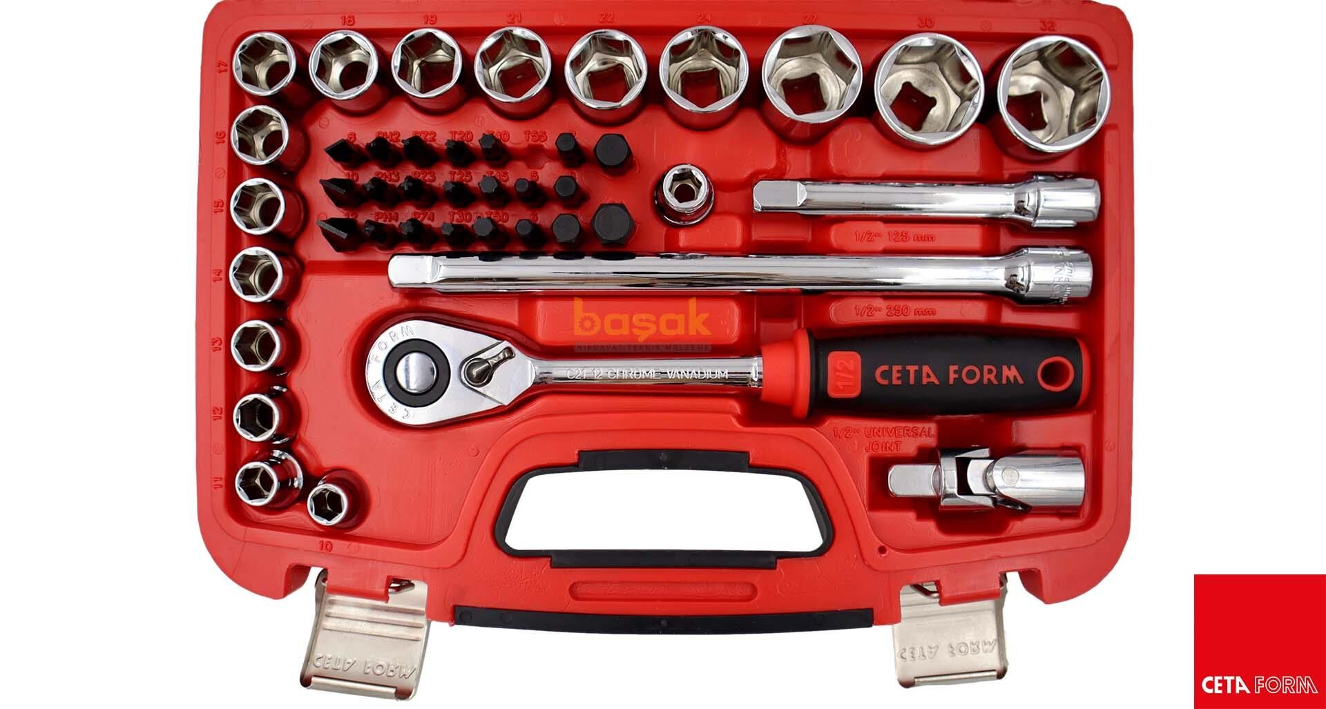 Ceta Form 56 Parça 1/2'' Lokma Takımı C20-56PH2 | CETA FORM