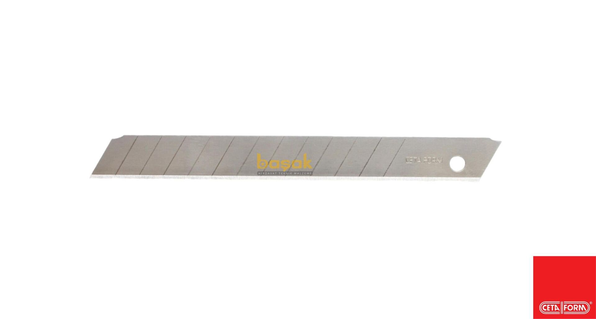 Ceta Form 9mm Maket Bıçağı Yedeği 10'lu J46-R