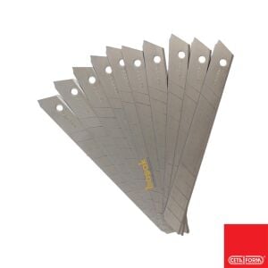 Ceta Form 9mm Maket Bıçağı Yedeği 10'lu J46-R