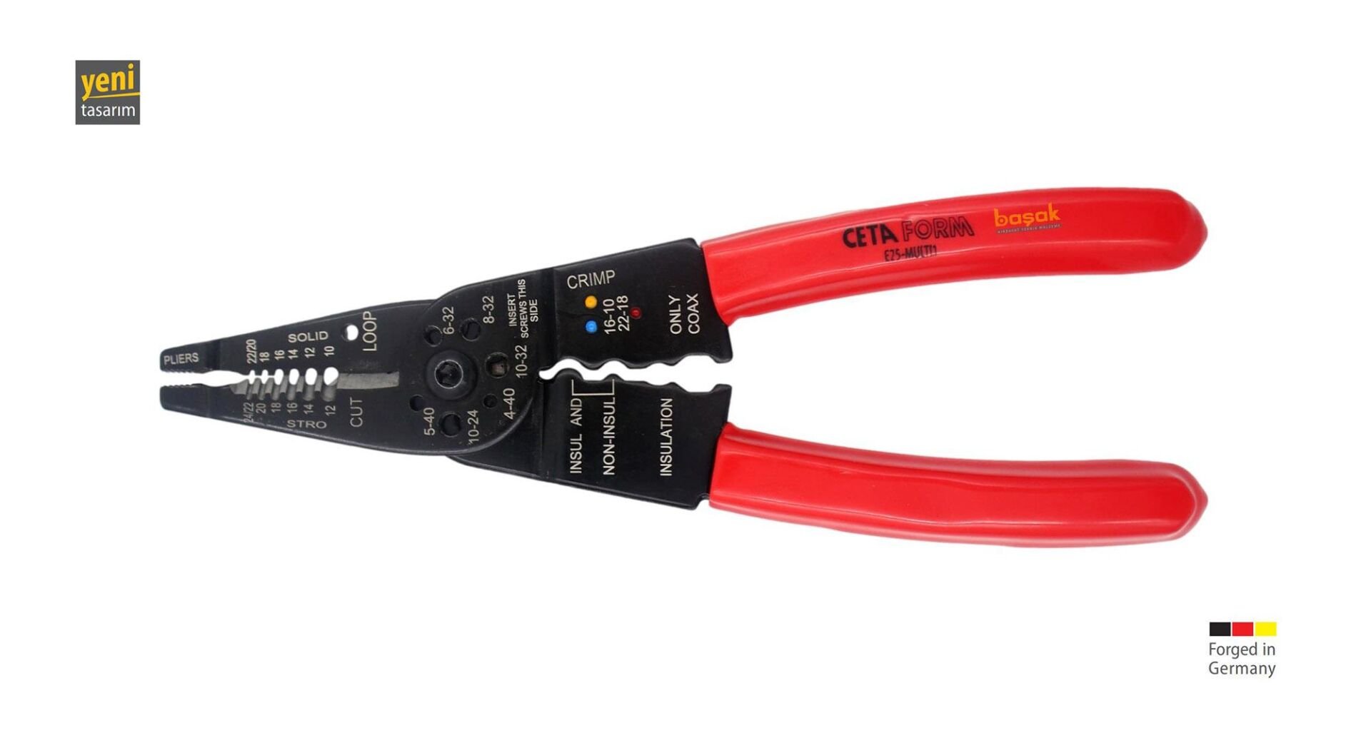 Ceta Form 225 mm Çok Amaçlı Sıyırıcı / Ezici Pense E25-MULTI1