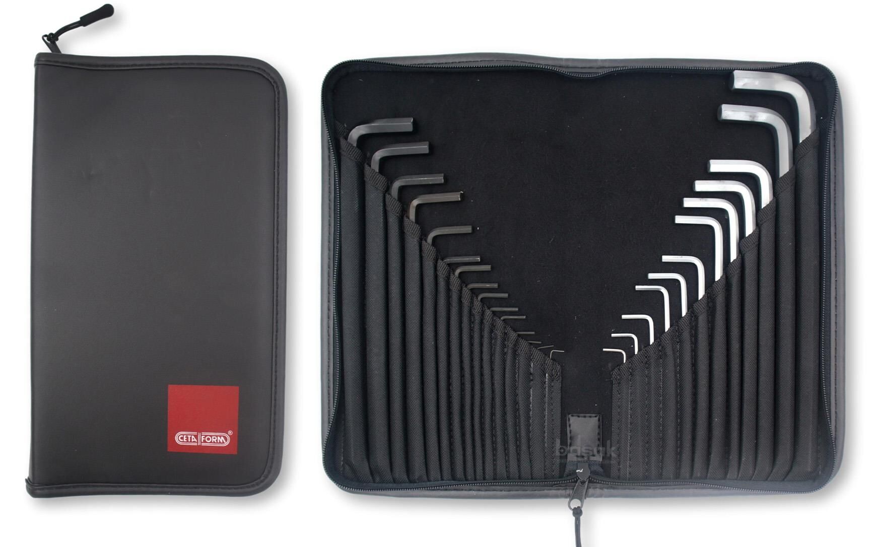 Ceta Form 27 Parça Uzun Inch Metrik Yuvarlak Başlı Allen Takımı LT27/900CP