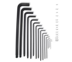 Ceta Form 27 Parça Uzun Inch Metrik Yuvarlak Başlı Allen Takımı LT27/900CP