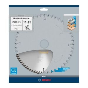 Bosch Pro 250x30 mm 80 Diş Farklı Malzemeler İçin Daire Testere 2608640516