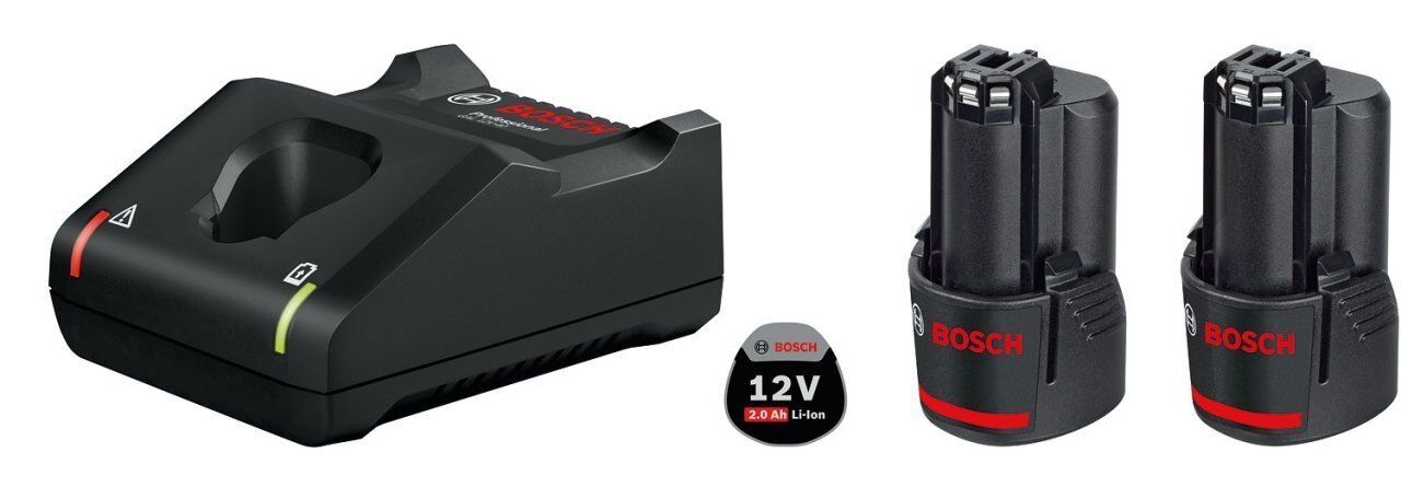 Bosch GAL 12V-40-2xGBA 2,0 Ah Akü Seti 1600A019R8