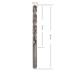 MTE 12 mm Uzun Metal Matkap Ucu HSS DIN 340