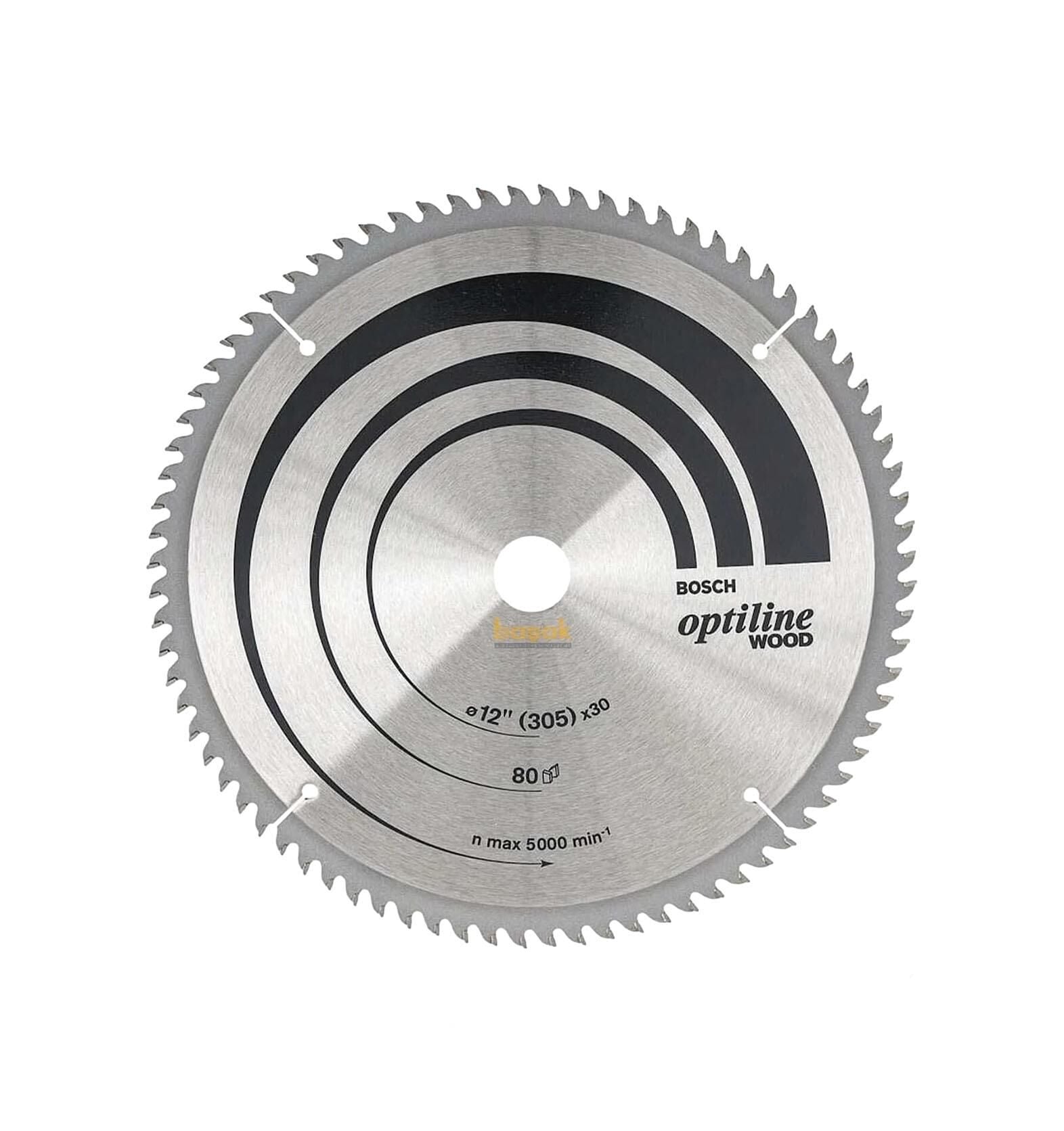 Bosch Optiline 305x25,4 mm 96 Diş Ahşap Daire Testere 2608640922