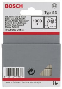Bosch Zımba Teli Tip 53 11,4*0,74*4 mm 2609200291