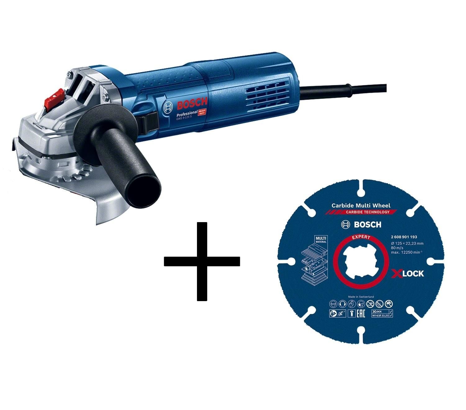 Bosch GWS 9-125 S Devir Ayarlı Avuç Taşlama CMW Disk Hediyeli 0615990N3G