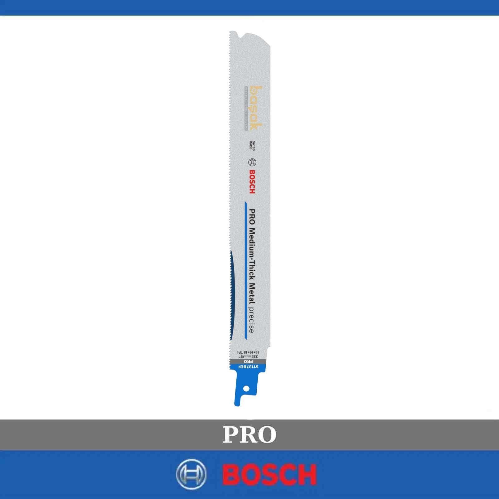 Bosch Pro S 1137 BEF 2-6 mm Metal Boru 2'li Panter Testere Ucu 225 mm 2608658993
