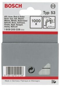 Bosch Zımba Teli Tip 53 11,4*0,74*6 mm 1609200326