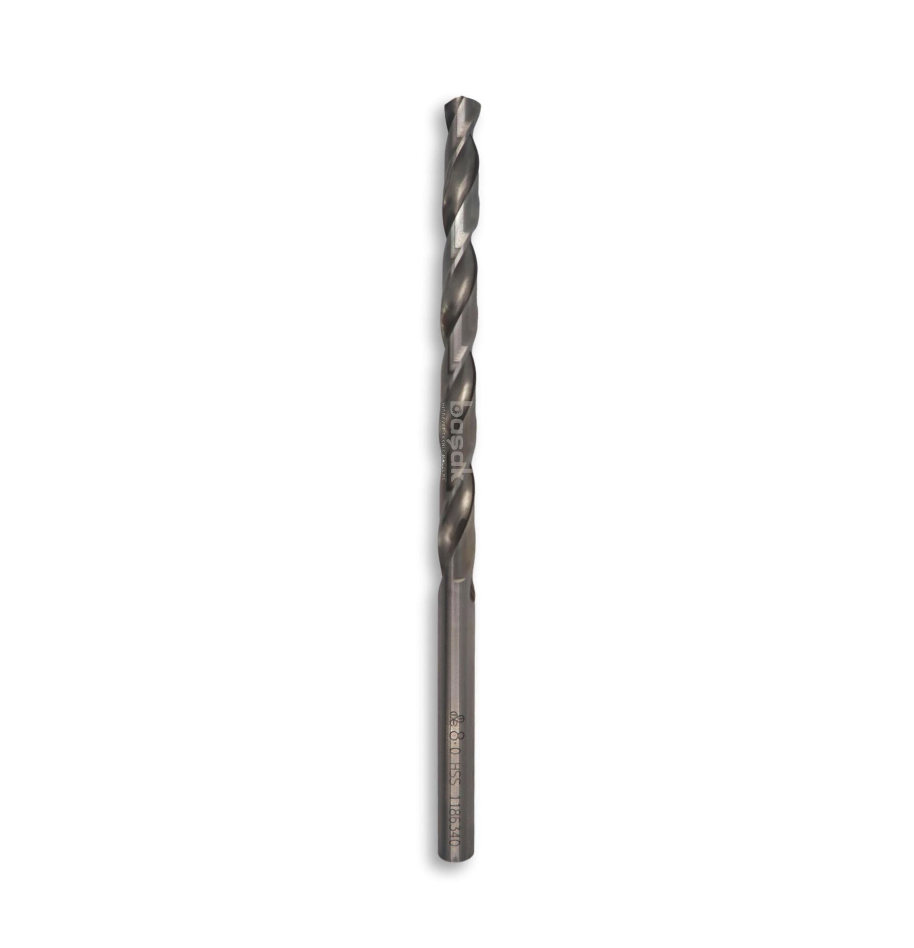 MTE 8 mm Uzun Metal Matkap Ucu HSS DIN 340