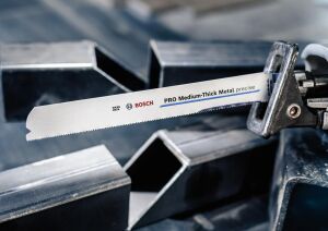 Bosch Pro S 1237 BEF 2-6 mm Metal Boru 5'li Panter Testere Ucu 300 mm 2608658996