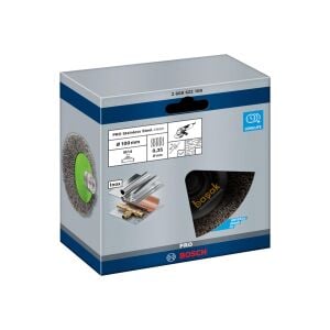 Bosch Pro 100 mm Paslanmaz Çelik Konik Tel Fırça M14 2608622108