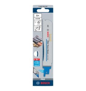 Bosch Pro S 937 HBF 4-12 mm Metal Boru 5'li Panter Testere Ucu 150 mm 2608658997
