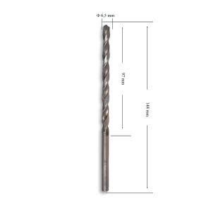 MTE 6,5 mm Uzun Metal Matkap Ucu HSS DIN 340