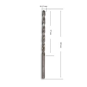 MTE 6,5 mm Uzun Metal Matkap Ucu HSS DIN 340