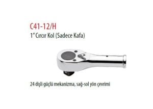 Ceta Form 1'' Cırcır Kafası C41-12/H