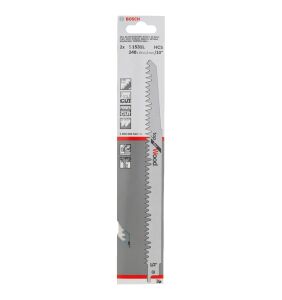 Bosch S 1531 L 240 mm 2'li Hızlı Kesim Ahşap Panter Testere Ucu 2608650613