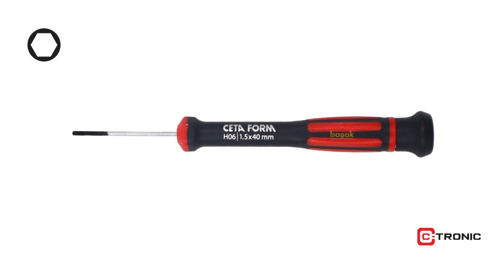 Ceta Form 1.5x40 mm Allen Uçlu Elektronikçi Tornavida H06-15-040