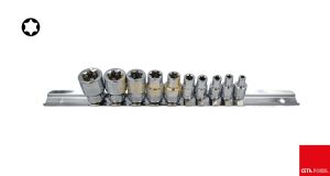 Ceta Form 10 Parça 1/4-3/8 inç Dış Torx Lokma Takımı C16-R10