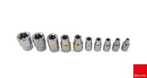 Ceta Form 10 Parça 1/4-3/8 inç Dış Torx Lokma Takımı C16-R10