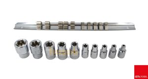 Ceta Form 10 Parça 1/4-3/8 inç Dış Torx Lokma Takımı C16-R10