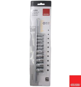 Ceta Form 10 Parça 1/4-3/8 inç Dış Torx Lokma Takımı C16-R10