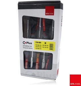 Ceta Form F20-B05 5 Parça C-PLUS Lokma Uçlu Tornavida Takımı