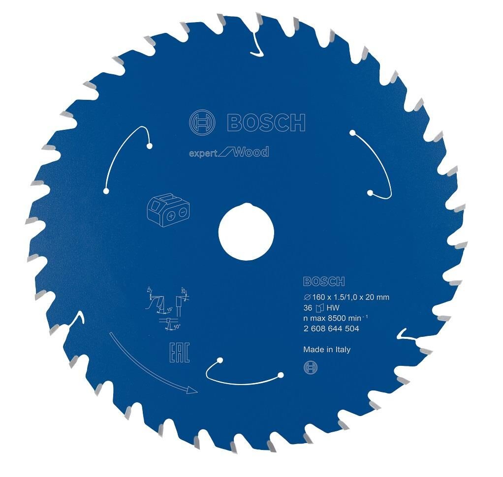 Bosch Expert 160 mm 36 Diş Akülü Daire Testere Bıçağı 2608644504