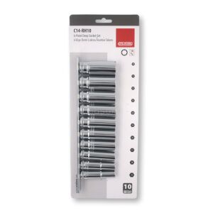 Ceta Form 10 - 19 mm 3/8 '' Derin Lokma Takımı 10 Parça C14-RH10