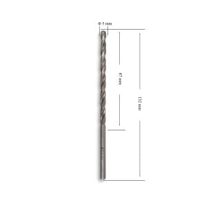 MTE 5 mm Uzun Metal Matkap Ucu HSS DIN 340