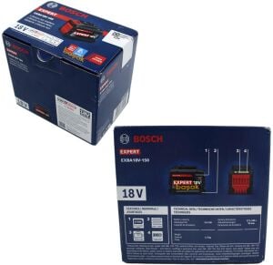 Bosch Expert Yeni 15,0 Ah Güçlü Yedek Akü EXBA 18V-150 1600A036ZM