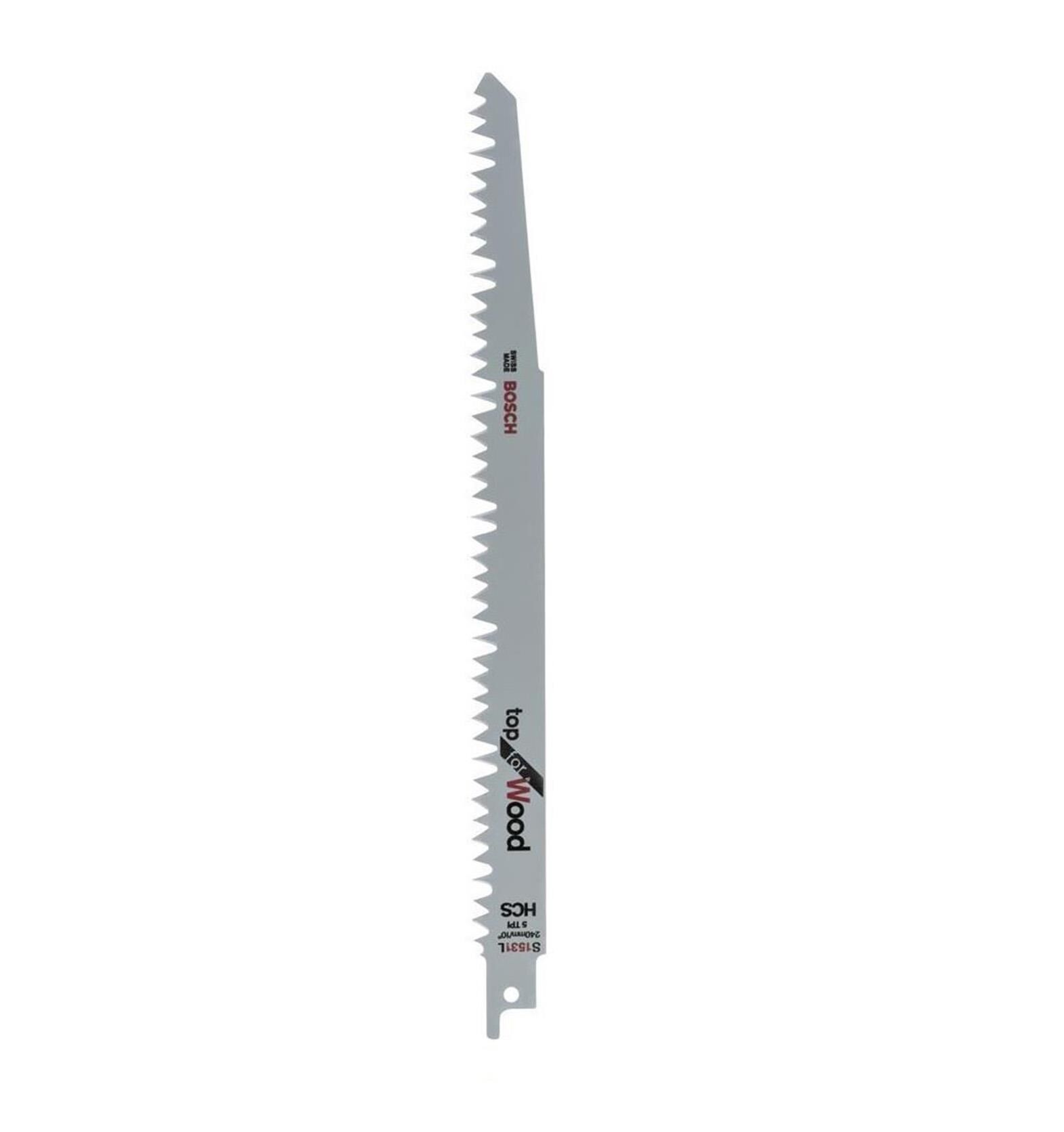 Bosch S 1531 L 190mm 100'lü Hızlı Kesim Ahşap Panter Testere Ucu 2608650698