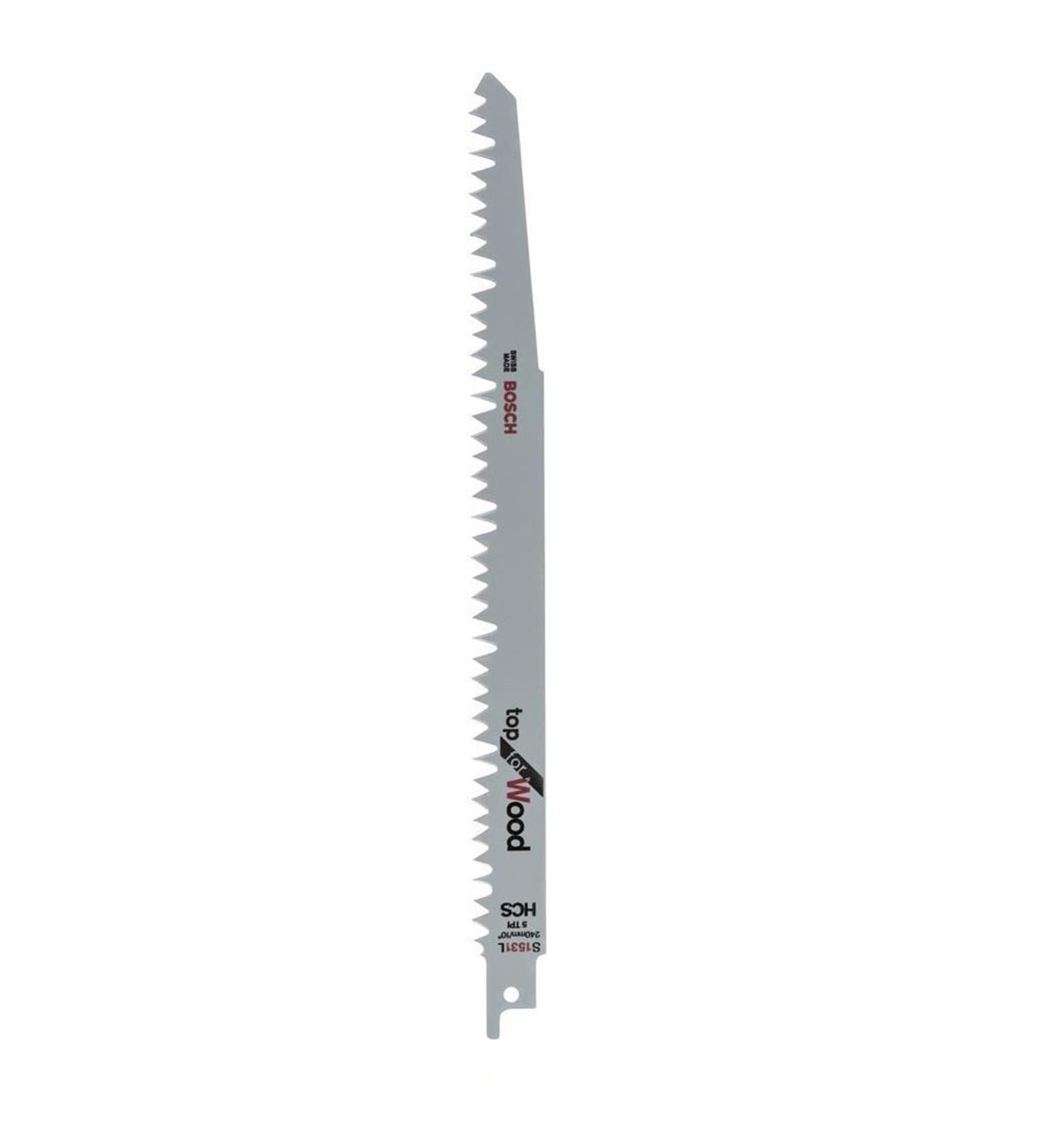 Bosch S 1531 L 240 mm 100'lü Hızlı Kesim Ahşap Panter Testere Ucu 2608650698