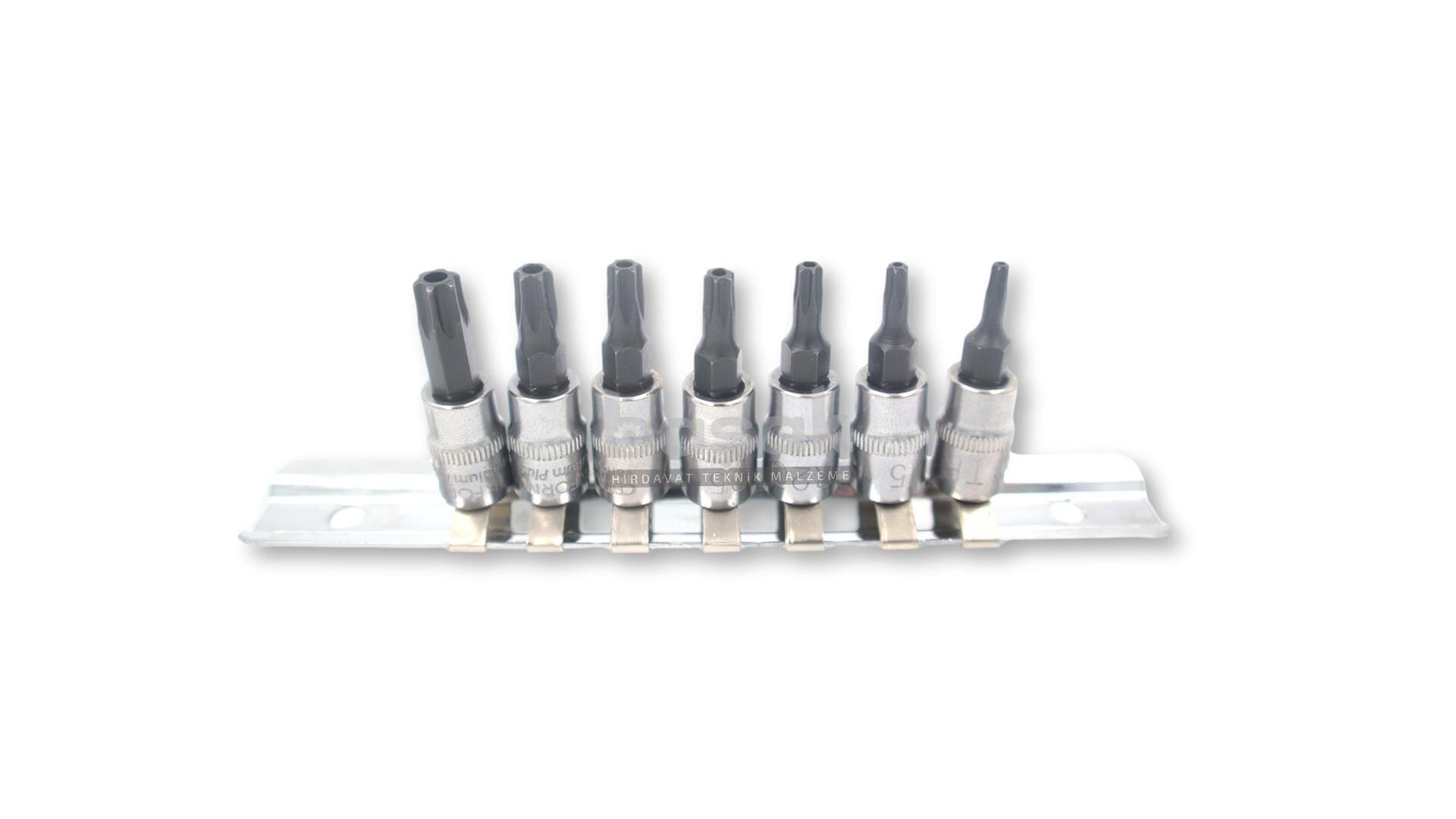 Ceta Form T10 - T40 1/4'' Delikli Torx Lokma Takımı 7 Parça  C08S-RTR7