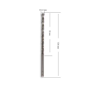 MTE 4,5 mm Uzun Metal Matkap Ucu HSS DIN 340